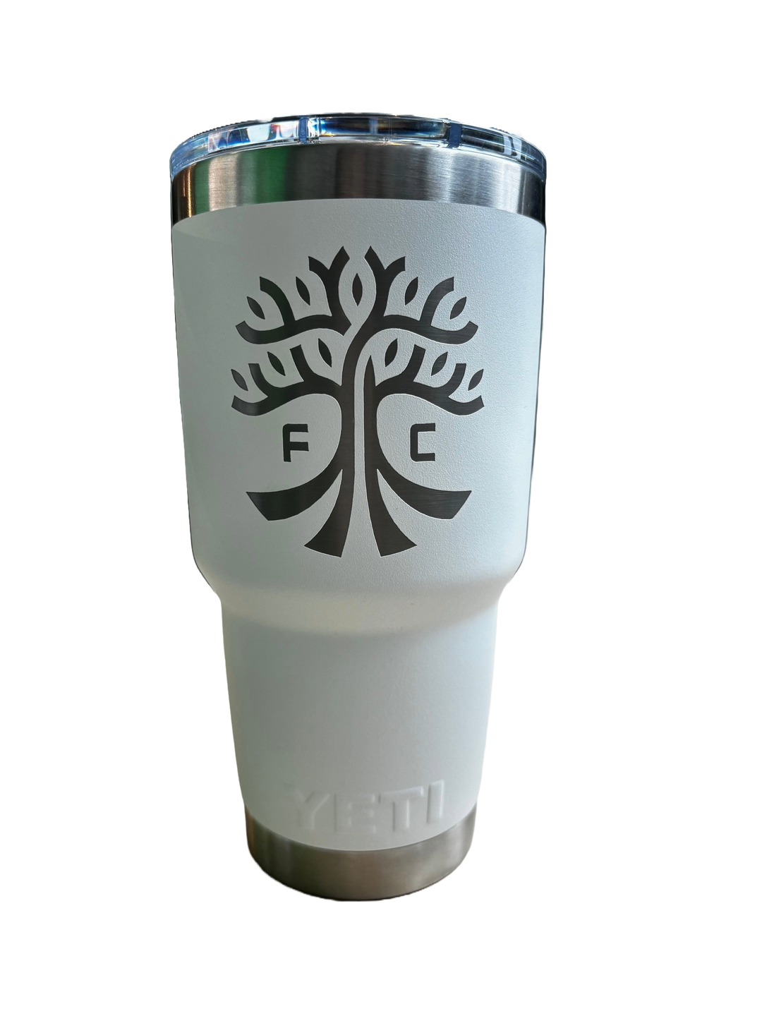 AUSTIN FC RAMBLER 30 OZ TUMBLER SECONDARY TREE WHT