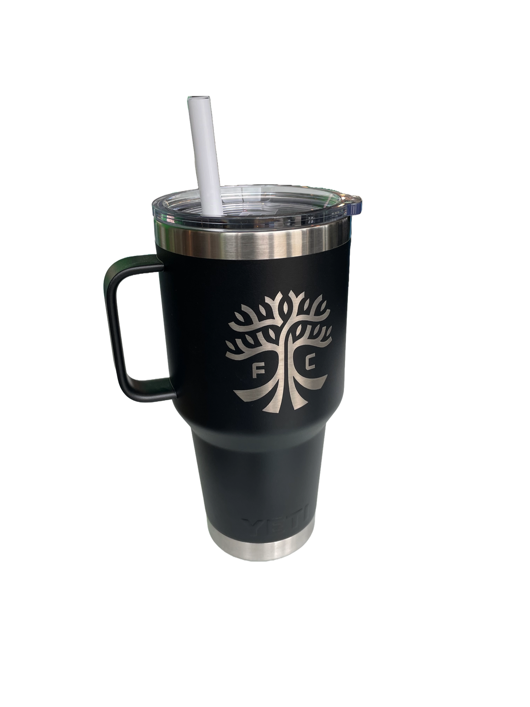 AUSTIN FC 35 OZ STRAW MUG SECONDARY TREE