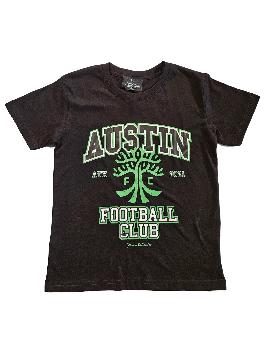 AUSTIN FC YOUTH VINTAGE MIDWEIGHT BLACK