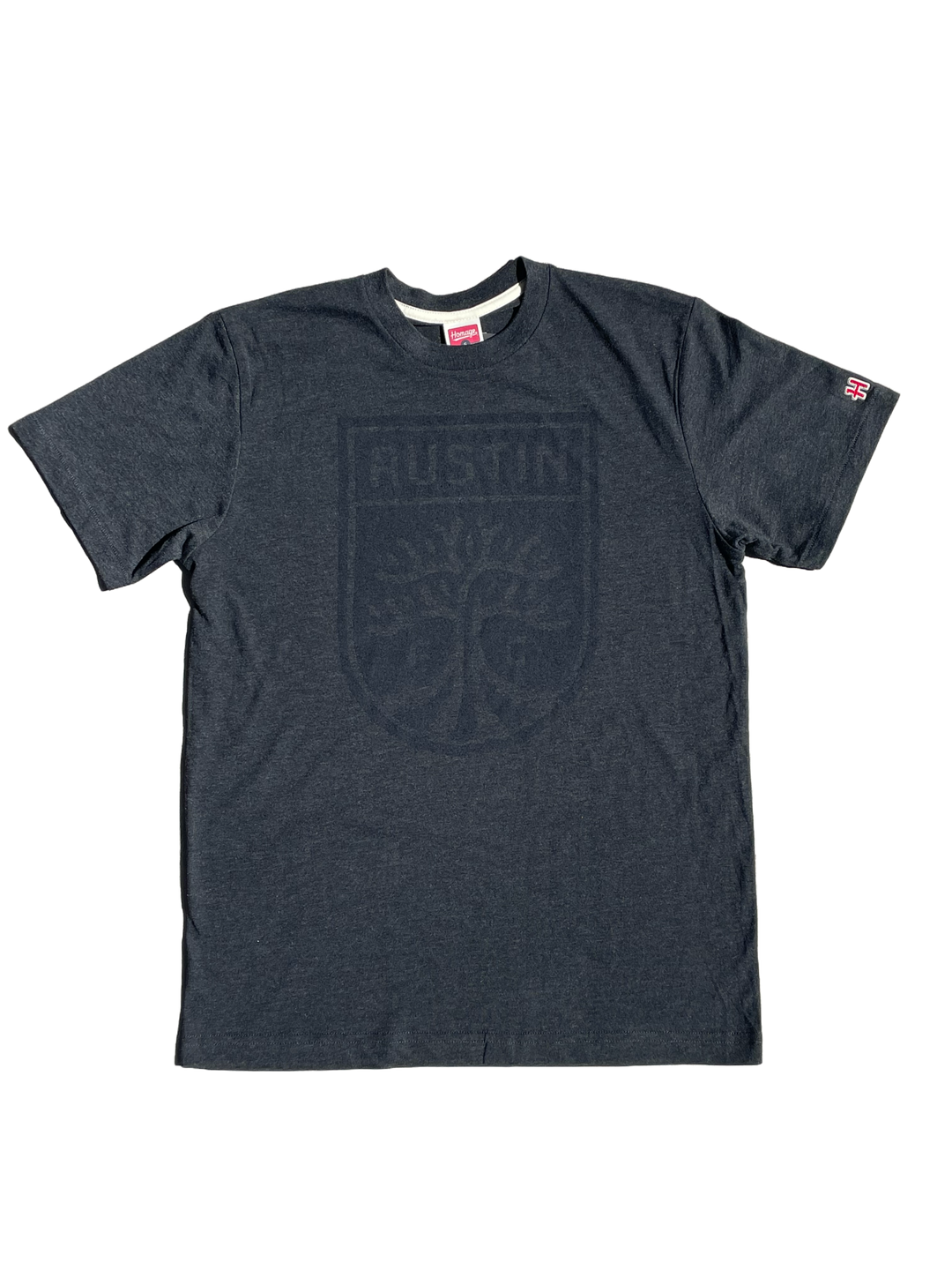 AUSTIN FC BLACK PRIMARY LOGO TEE HOMAGE