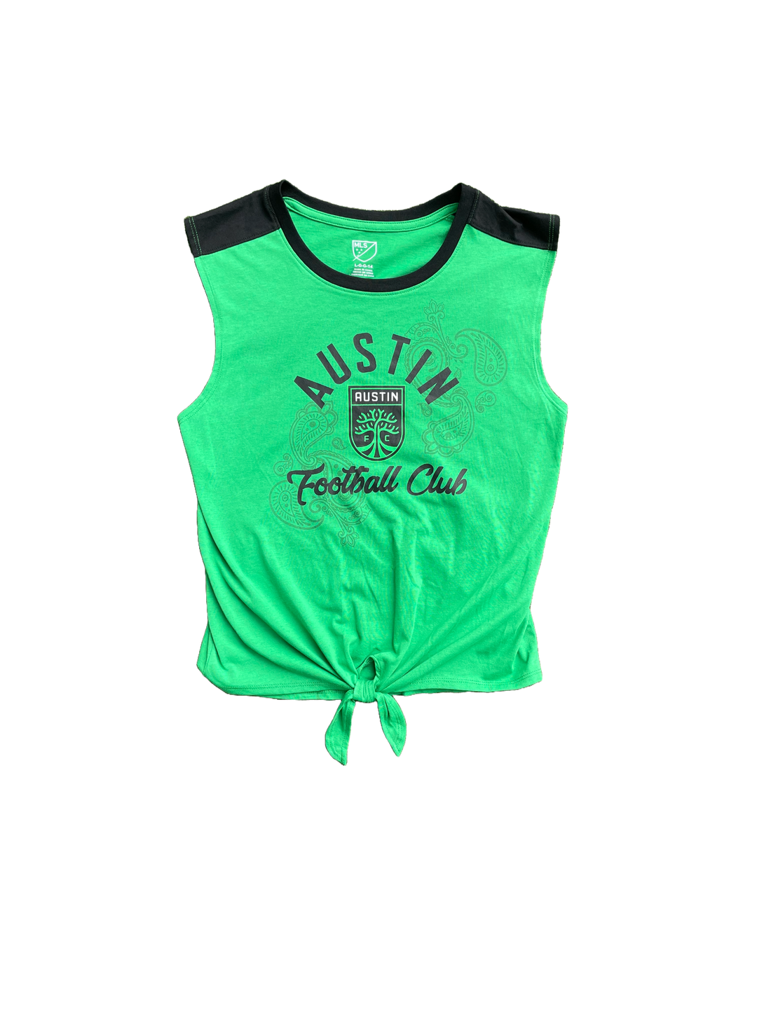 AUSTIN FC YTH GIRLS NUTMEG FRONT TIE TANK