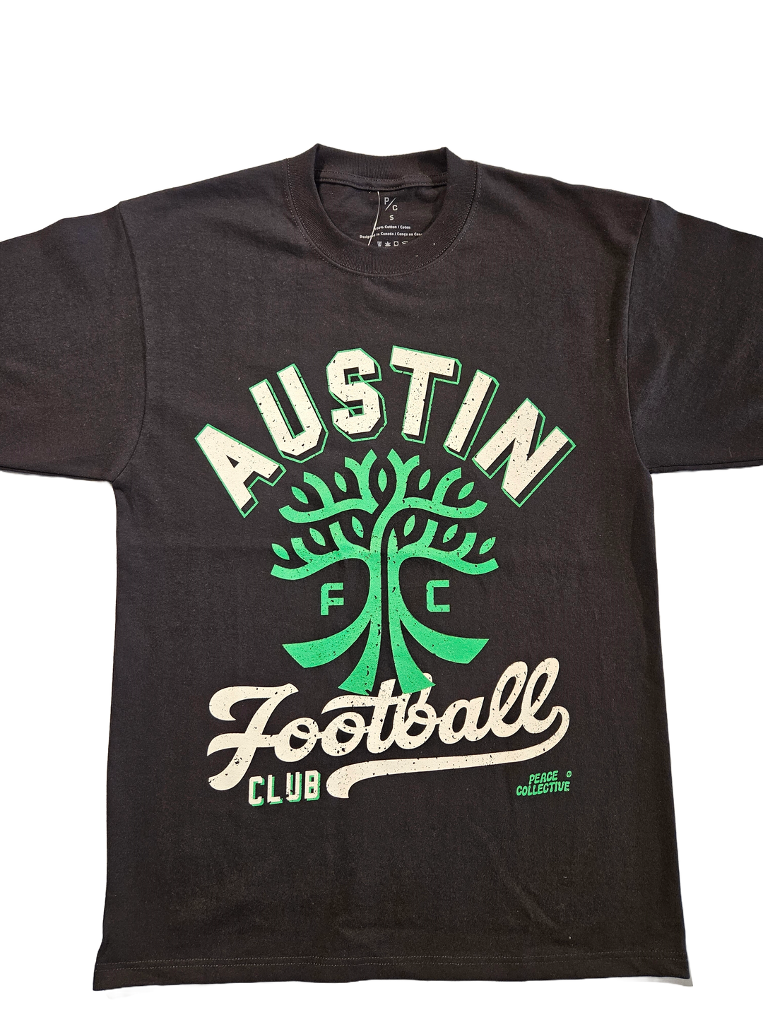 AUSTIN FC CLUB HEAVYWEIGHT TEE DISTRESSED