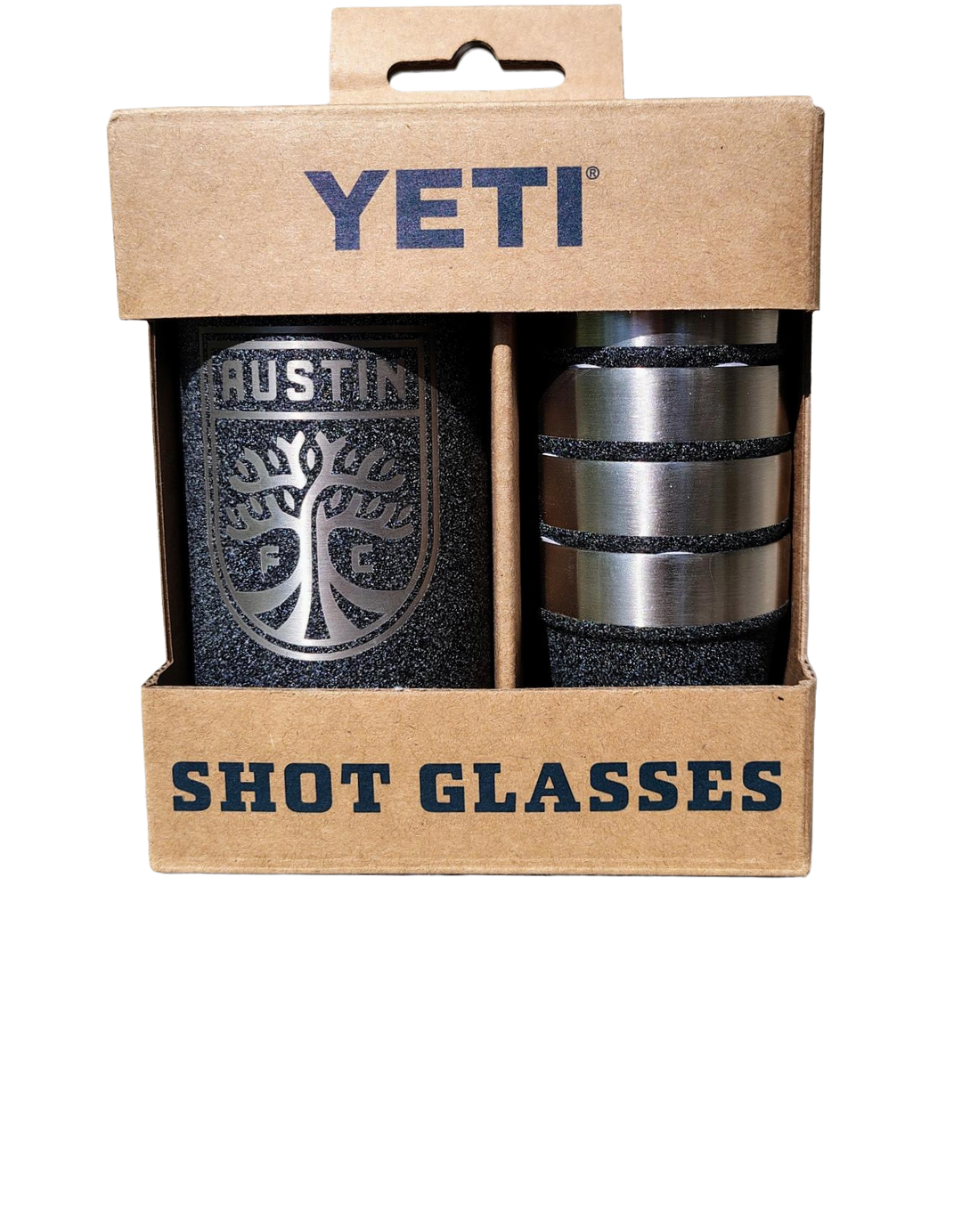 AUSTIN FC YETI BLACKSTONE SHOT GLASSES