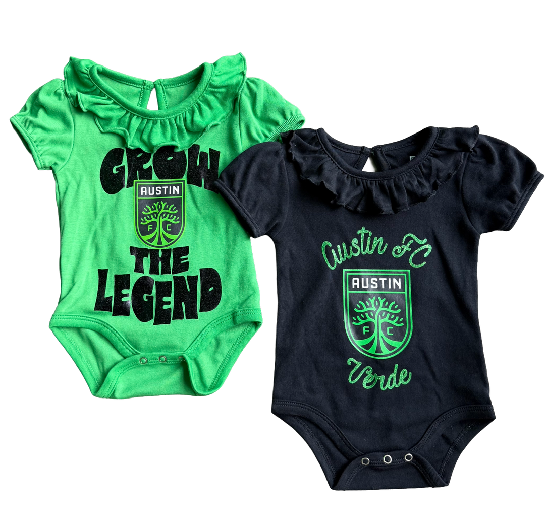 AUSTIN FC CREEPER SET RUFFLE